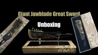 Unboxing The MASSIVE Jawblade - Monster Hunter Giant Sword Replica