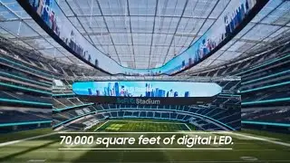 Immerse with Samsung Amazing Infinity Display Screen at Sofi Stadium