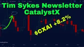 Timothy Sykes CatalystX (+8% on $CXAI)