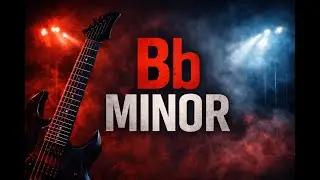 Bb Minor Hard Rock : Metal Backing Track &ndash; Dark & Heavy Groove