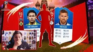 TRAFIŁEM MESSIEGO i NEYMARA +IKONA! NAJLEPSZY PACK OPENING W FIFA WORLD CUP 2018