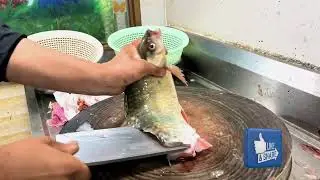 fish cutting skills - FISH vs BLADE - PRO fish cutter