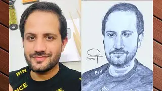 Realistic Pencil Sketch of Ali Khan 😱 | Portrait Drawing Step by Step