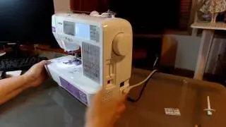 Намотка шпульки на SE-400 с помощью ножной педали
