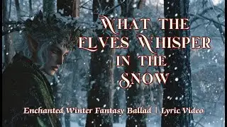 What the Elves Whisper In the Snow | Enchanted Winter Fantasy Ballad | Lyric Video