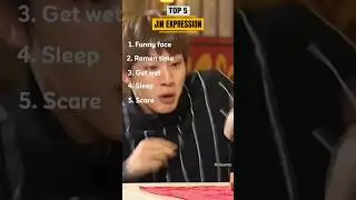 TOP 5 JIN EXPRESSION ⁉️😱 #SHORTS #LHMUSICPAGES