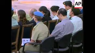 Memorial for four UN observers killed in shelling