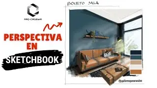 01.💥Tutorial SKETCHBOOK💥 perspectiva de 2 PUNTOS DE FUGA/ español / 2020
