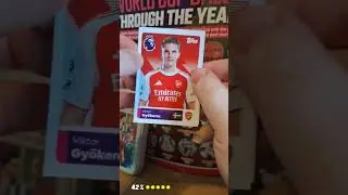 Opening A Pack of Topps Premier League 2026 Stickers [4] #asmr #asmrshorts #asmrfootball #shorts