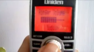 Как включить и выключить звонок на беспроводном телефоне Uniden