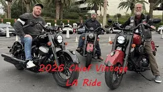2026 Indian Chief Vintage Ride from LA to Solvang, CA #indianmotorcycle #indianchiefvintage