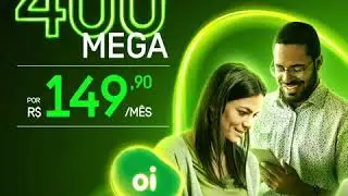 Solicite agora sua Oi Fibra 400 Mega com 200 Mega de upload por R$ 149,90/m&ecirc;s.