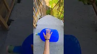 🔥Crushing On Stairs Breaking  Glass Bottles ⚠️  #asmr  💙