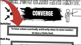 CONVERGE - Rock Your Class Math Minute Video #rockyourclass #etienne #educorock