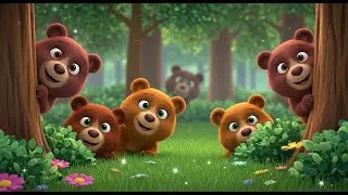Counting Bears Playing Hide and Seek 🐻 | Learn Numbers for Kids | Educational Song
