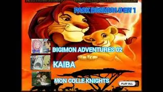 PACK DIGIMON 3 EN 1 (DVD Pirata) Menu
