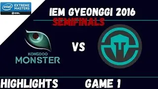KDM vs IMT Highlights Game 1 | Semifinals | IEM Gyeonggi 2016  | Kongdoo Monster vs Immortals