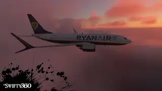 RYANAIR | Boeing 737 MAX 8 | Dublin, Ireland | Sundown Approach