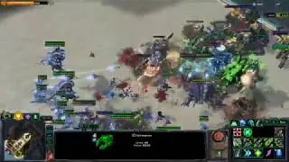 Starcraft 2 Direct Strike - неожиданная победа игра за Stetmann