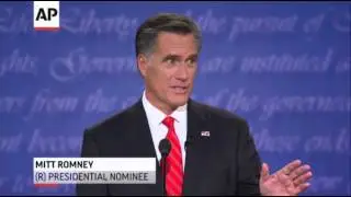 Obama, Romney Debate 'Role of Government'