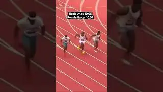 Noah Lyles 10.05 wind0.1 ノアライルズ　Ronnie Baker 10.07 ロニーベイカー