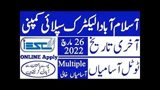 IESCO jobs 2022 - Islamabad Electric Supply Company Jobs 2022