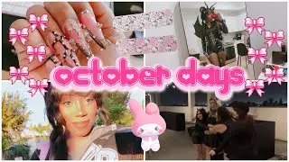 october days in my life &bull; pre-halloween events ๋࣭ ⭑