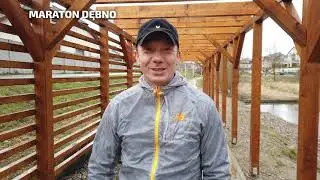 Rafał Wójcik   o maratonie w Dębnie