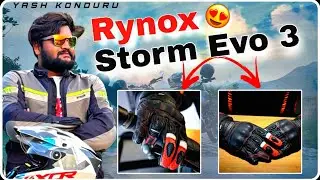 Unbox & Review of RYNOX Storm Evo 3 Gloves in Telugu | Best Riding Gloves under 5000 | Yash Konduru