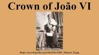 Crown of Jo&atilde;o VI