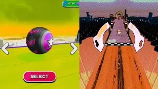 Going Balls Android Game Vs Video Reverse SpeedRun Gameplay #1027