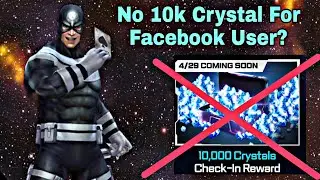 No 10k Crystal For Facebook User On 10 Years Anniversary Pre Register? - Marvel Future Fight
