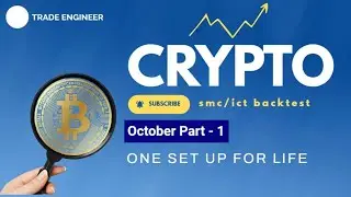 Setup for! Crypto Trading Backtest SMC Liquidity Techniques for BTCUSD October Part 1