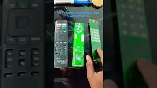 VU Tv Remote quality Difference Original & Copy Remote Comparison #viralreels #vutv #remote