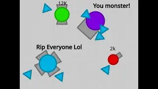Diep.io Killing 10+teamers!
