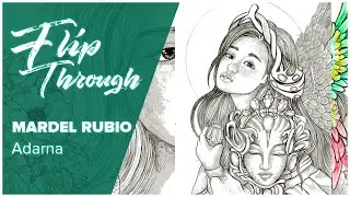 Flip through Adarna by Mardel Rubio - Grayscale PDF Coloring Pages