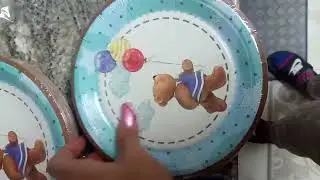 Onpartin 96 Pcs Christmas Birthday Plates and Napkins Party Review, Super cute and durable bear birt