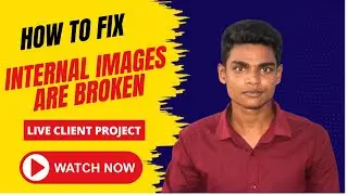 How to fix internal images are broken - Live Client Project