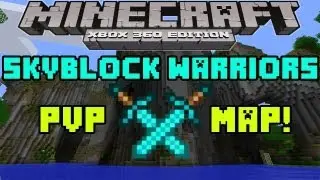 NEW Skyblock Warriors PvP |Minecraft Xbox 360| w/Download (HD)