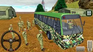 Army Bus Driving 2019 - Military coach transporter - Android gameplay