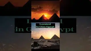 The way the pyramids look under sun rise  is eye catching😲😀😳#shorts, #Egypt