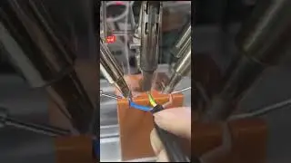 Automatic Soldering Machine in Action 🤖 | Perfect Soldering Every Time! #shorts