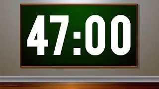 47 Minute Timer with Pop Music For Kids 🎵 Fun Timer for Classrooms, School, Home, Studying