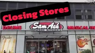 Sam Ash Closing Almost Half Their Stores