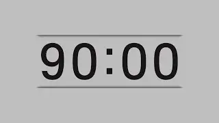 90 Minute Timer - Slide Down Effect