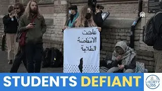 Leiden University unrest: Students protest Israeli partnerships as police move in