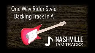 Albert Lee One Way Rider Style Country Guitar Fast Backing Track in A