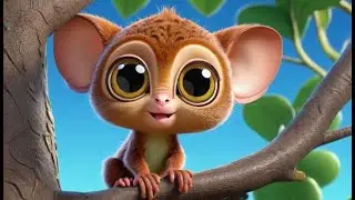 Tarsier Eyes Go Blink Blink Blink | Fun English Nursery Rhyme for Kids | Baby Songs