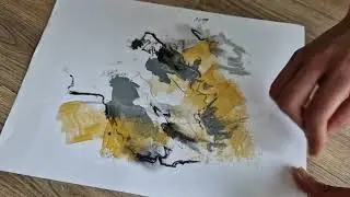 How to use Charcoal on paper, Fusin, technique mixte, Acrylique et Fusin sur papier, Details.