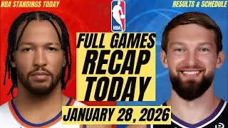 NBA STANDINGS TODAY JANUARY 28, 2026 | NBA LIVE GAMES SCHEDULE | NBA RESULTS TODAY